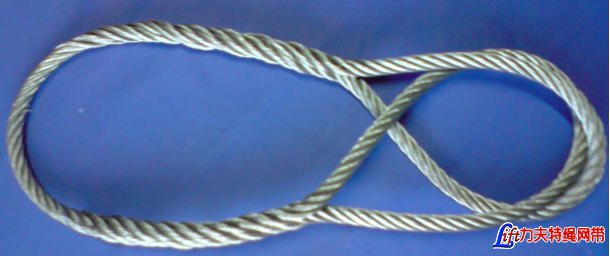 钢丝绳插编绳扣_两腿压制钢丝绳成套索具_双腿钢丝绳成套索具_钢丝绳