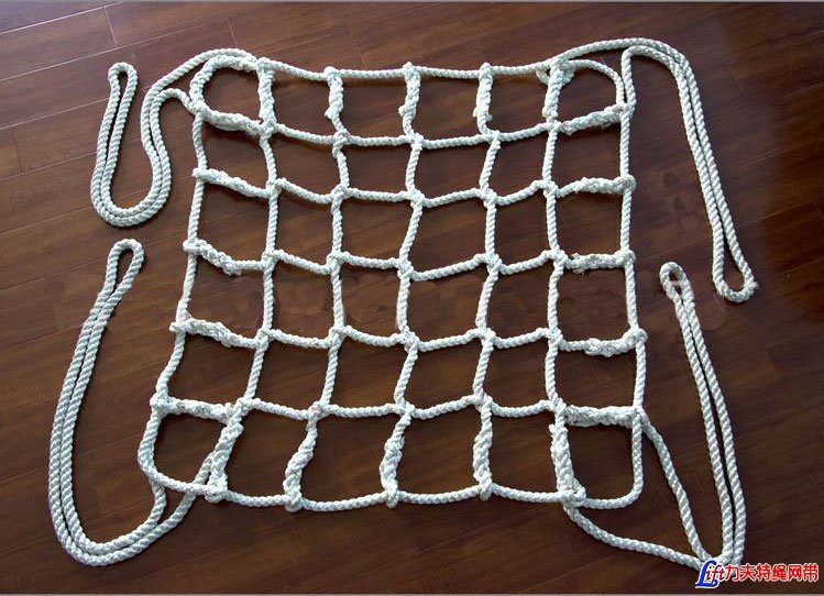 Fiber White Lifting Rope Cargo Net