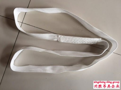 Disposable webbing sling,Disposable white flat webbing sling