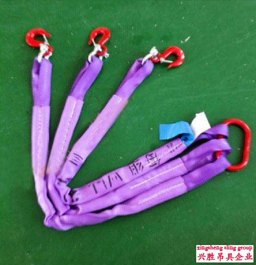 三腿吊装带成套索具-三腿吊带成套索具