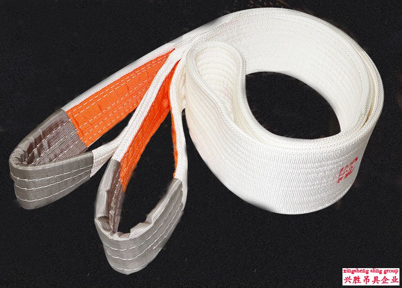 White Flat Lifting Webbing Sling White Flat Lifting Webbing Sling