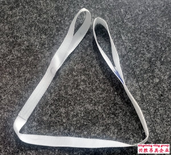 1 Ton White One Way Sling Webbing Sling