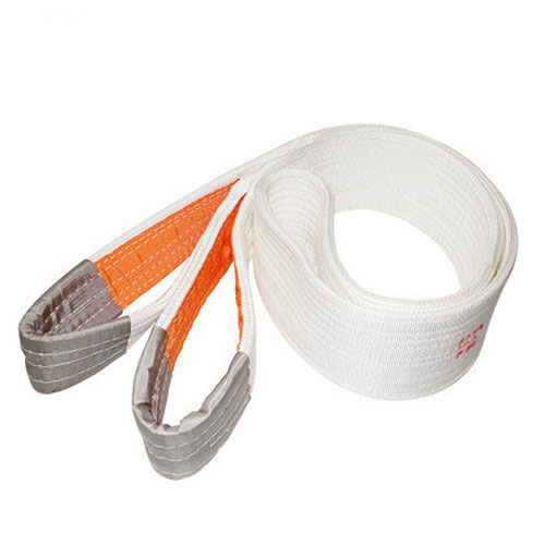 Durable industrial white flat lifting belt for lifting belts 2-ton load crane belts towing belts nyl Durable industrial white flat lifting belt for lifting belts 2-ton load crane belts towing belts nyl