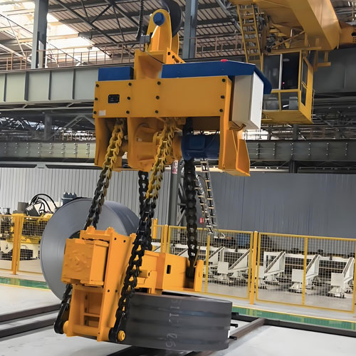 <strong>Electric flipping steel coil lifting device</strong>