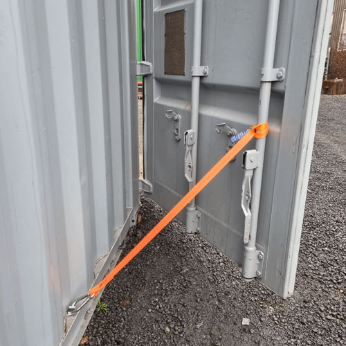 container door safety strap